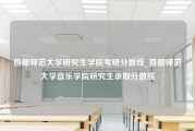 首都师范大学研究生学院考研分数线_首都师范大学音乐学院研究生录取分数线