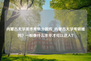 内蒙古大学美术考研分数线_内蒙古大学考研难吗？一般要什么水平才可以进入？