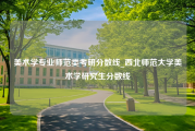 美术学专业师范类考研分数线_西北师范大学美术学研究生分数线