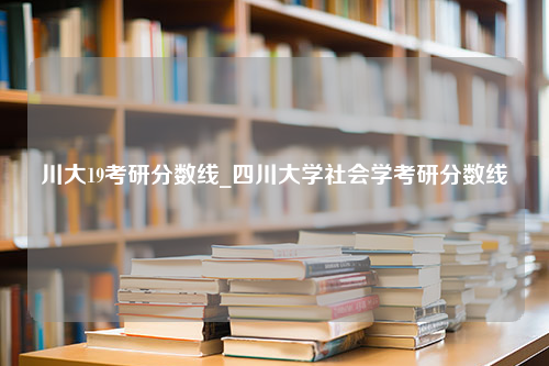 川大19考研分数线_四川大学社会学考研分数线