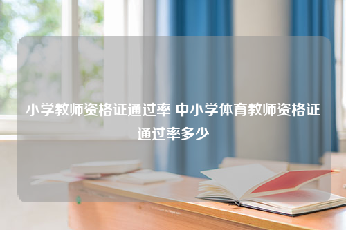 小学教师资格证通过率 中小学体育教师资格证通过率多少